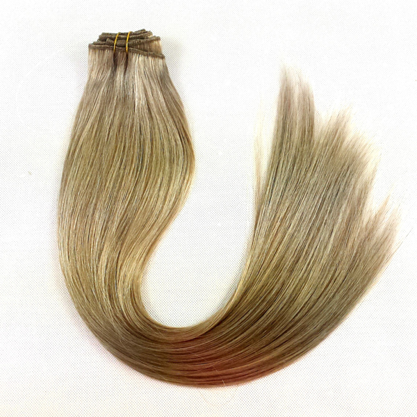 Remy 22 human hair clip in hair extensions JF0100